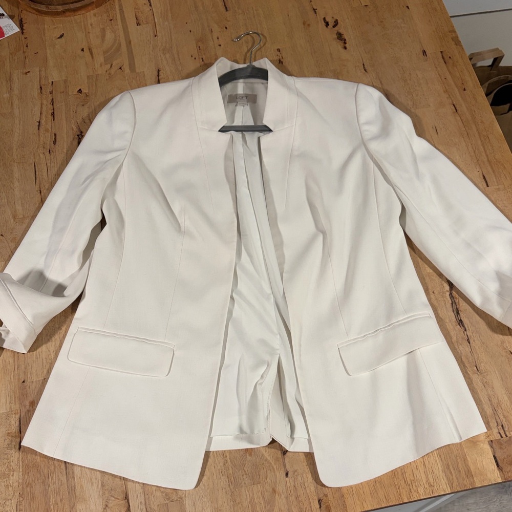 LOFT Cream Women's Blazer
